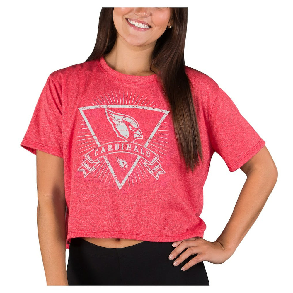 Concepts Sport Women's Quest Knit Crop Top - Arizona Cardinals Tops