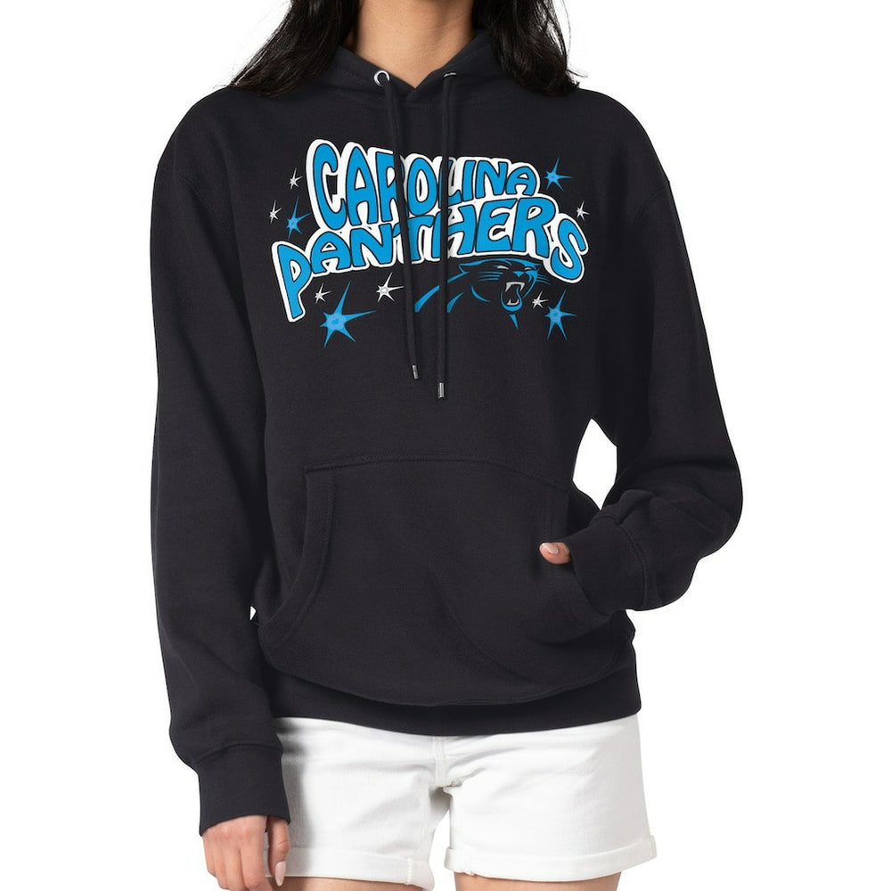 Starter Women's Fireworks Fleece Pullover Hoodie - Carolina Panthers Hoodies