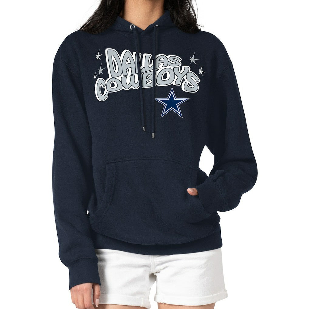 Starter Women's Fireworks Fleece Pullover Hoodie - Dallas Cowboys Hoodies