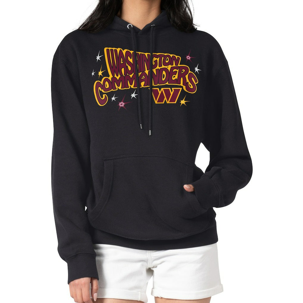 Starter Women's Fireworks Fleece Pullover Hoodie - Washington Commanders Hoodies