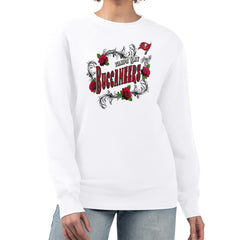 G-III 4Her by Carl Banks Women's Roses Fleece Tri-Blend Pullover Sweatshirt - Tampa Bay Buccaneers Pullover