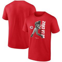Red Elly De La Cruz Cincinnati Reds Player Graphic T-Shirt