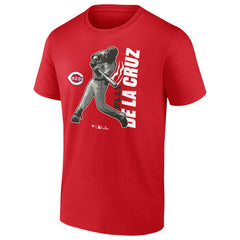 Red Elly De La Cruz Cincinnati Reds Player Graphic T-Shirt