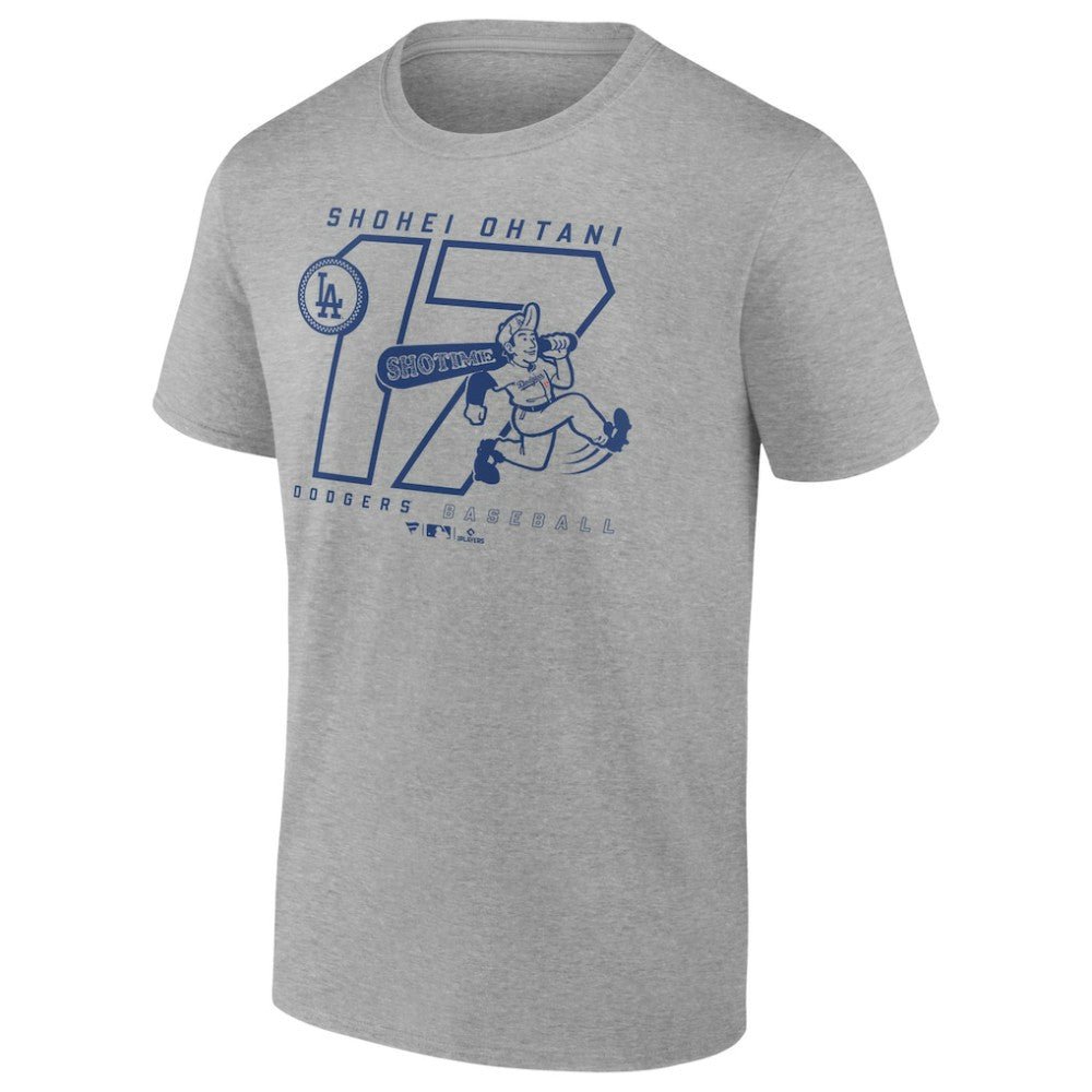 Heather Gray Shohei Ohtani Los Angeles Dodgers Player Graphic T-Shirt