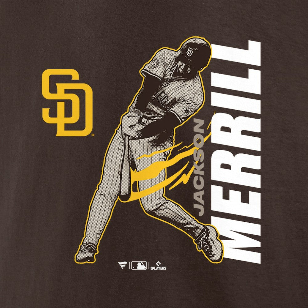 Brown Jackson Merrill San Diego Padres Player Graphic T-Shirt