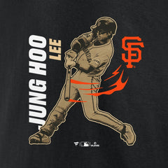 Black Jung Hoo Lee San Francisco Giants Player Graphic T-Shirt
