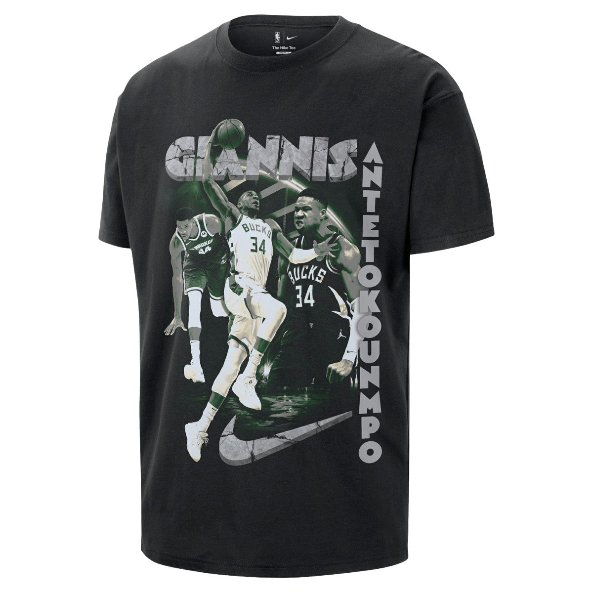 Nike Giannis Antetokounmpo Milwaukee Bucks Unisex Athlete T-Shirt