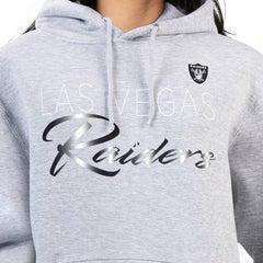 G-III 4Her by Carl Banks Women's Shadow Logo Fleece Pullover Hoodie - Las Vegas Raiders Hoodies