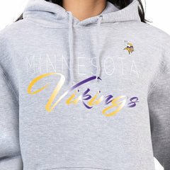 G-III 4Her by Carl Banks Women's Shadow Logo Fleece Pullover Hoodie - Minnesota Vikings Hoodies