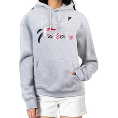 G-III 4Her by Carl Banks Women's Shadow Logo Fleece Pullover Hoodie - Atlanta Falcons Hoodies