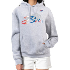 G-III 4Her by Carl Banks Women's Shadow Logo Fleece Pullover Hoodie - Buffalo Bills Hoodies