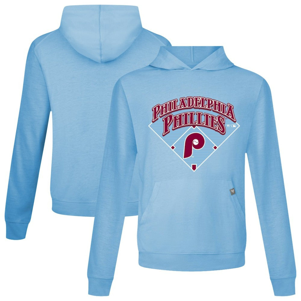 Light Blue Philadelphia Phillies Levelwear Phantastic Relay Pullover Hoodie