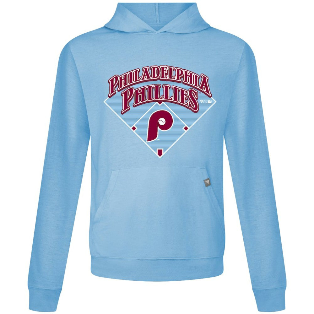 Light Blue Philadelphia Phillies Levelwear Phantastic Relay Pullover Hoodie