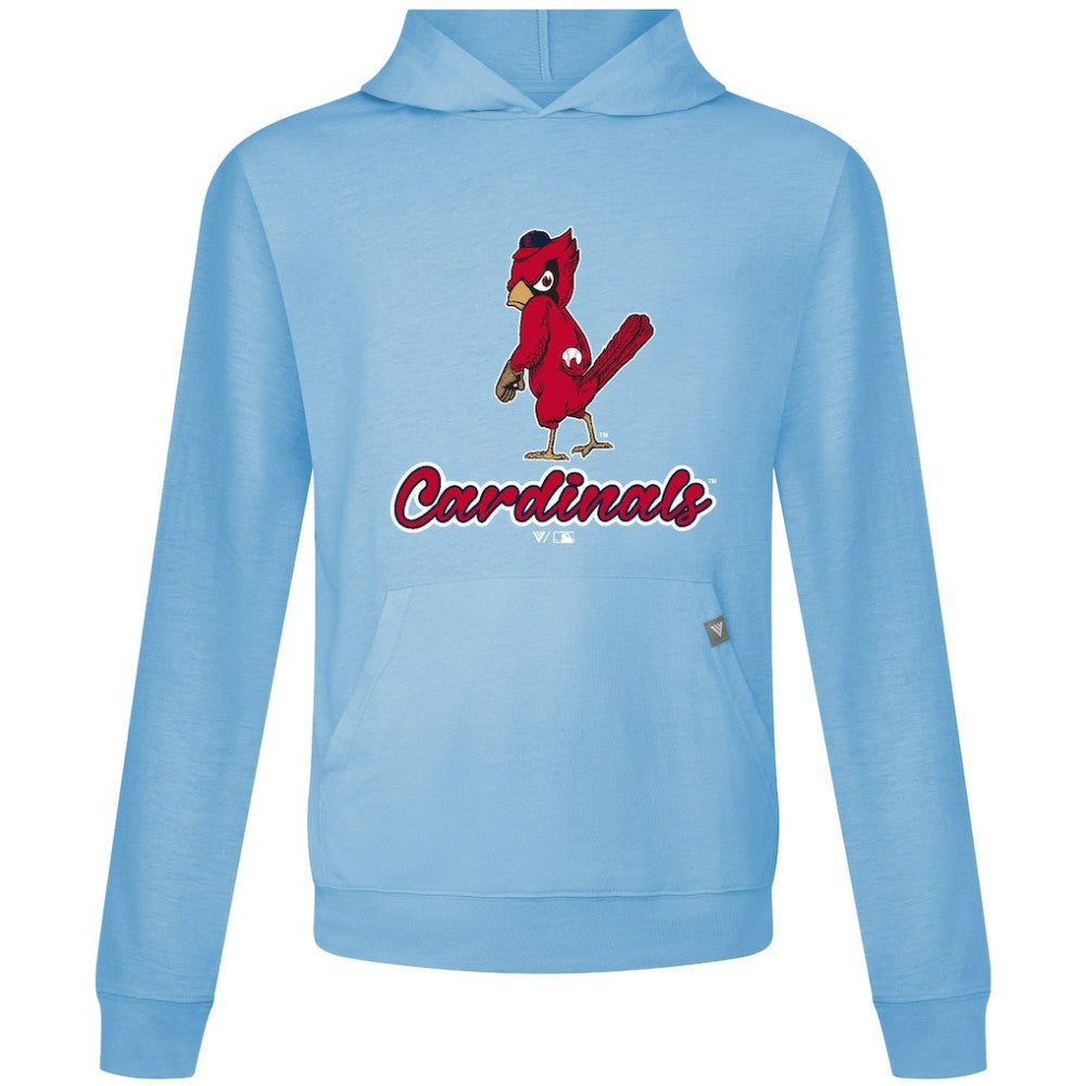 Light Blue St. Louis Cardinals Levelwear Seeing Red Relay Pullover Hoodie