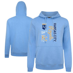 Light Blue Kansas City Royals Levelwear Crown Podium Pullover Hoodie