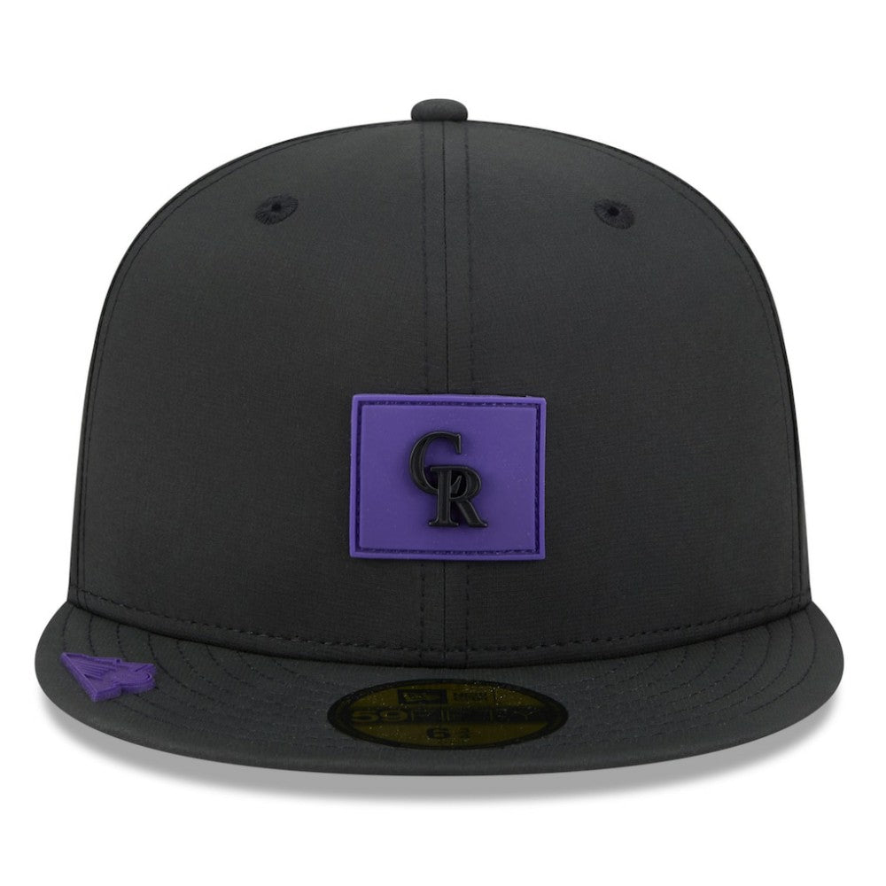 Black Colorado Rockies New Era 2026 Clubhouse 59FIFTY Fitted Hat