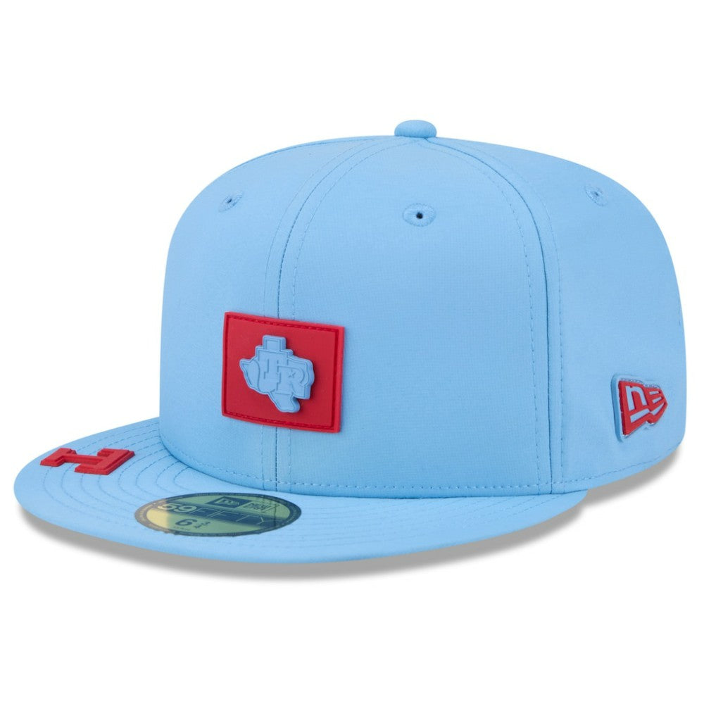 Light Blue Texas Rangers New Era 2026 Clubhouse Alternate 59FIFTY Fitted Hat