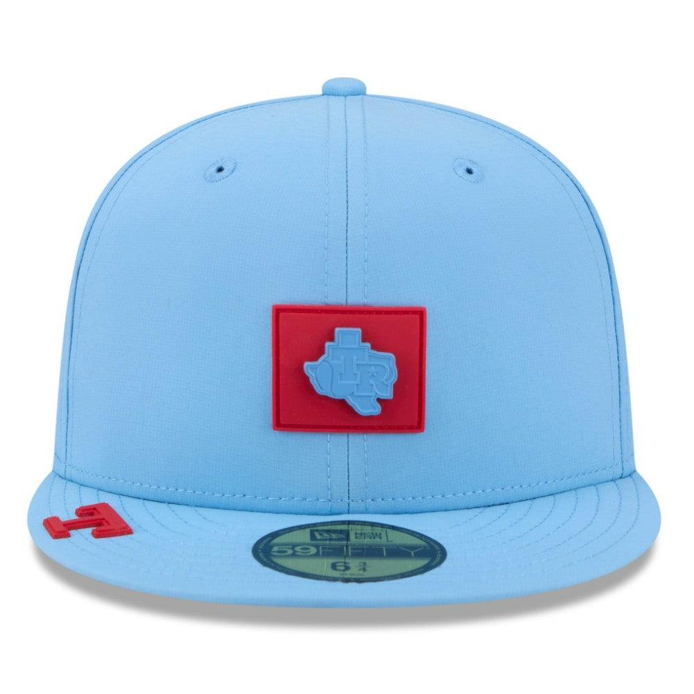 Light Blue Texas Rangers New Era 2026 Clubhouse Alternate 59FIFTY Fitted Hat