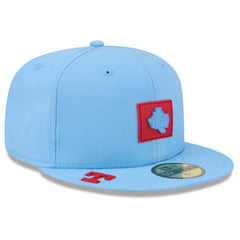Light Blue Texas Rangers New Era 2026 Clubhouse Alternate 59FIFTY Fitted Hat