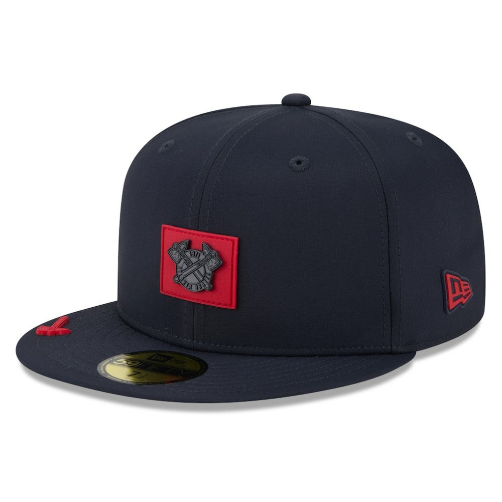 Navy Atlanta Braves New Era 2026 Clubhouse Alternate 59FIFTY Fitted Hat
