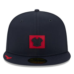 Navy Atlanta Braves New Era 2026 Clubhouse Alternate 59FIFTY Fitted Hat