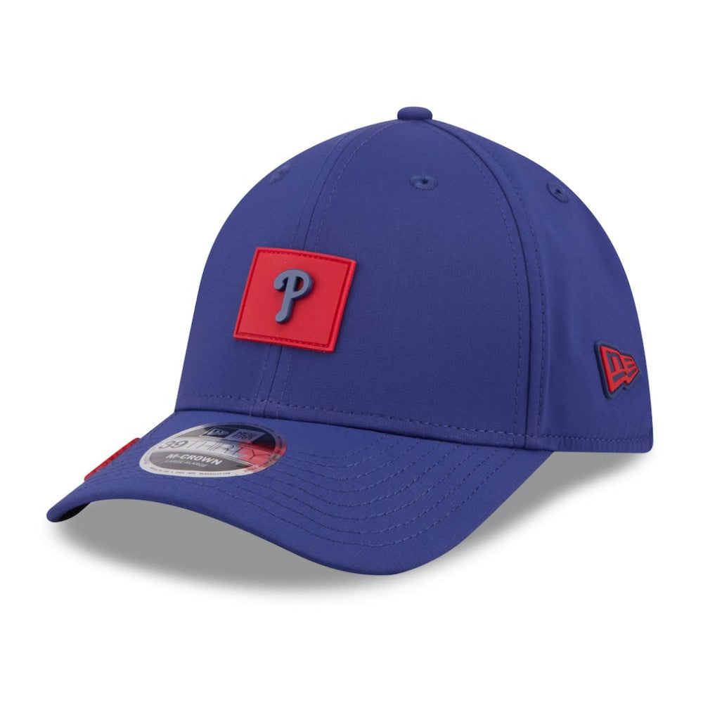 Royal Philadelphia Phillies New Era 2026 Clubhouse M-Crown 39THIRTY Flex Hat