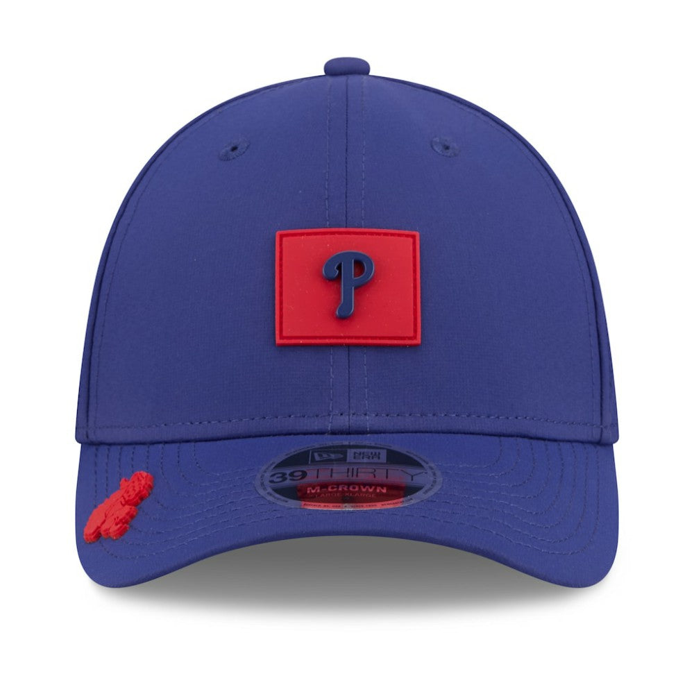 Royal Philadelphia Phillies New Era 2026 Clubhouse M-Crown 39THIRTY Flex Hat