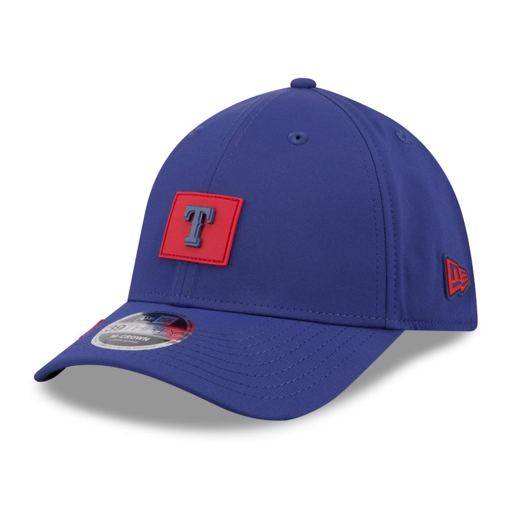 Royal Texas Rangers New Era 2026 Clubhouse M-Crown 39THIRTY Flex Hat