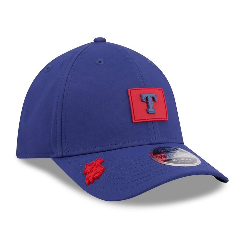 Royal Texas Rangers New Era 2026 Clubhouse M-Crown 39THIRTY Flex Hat