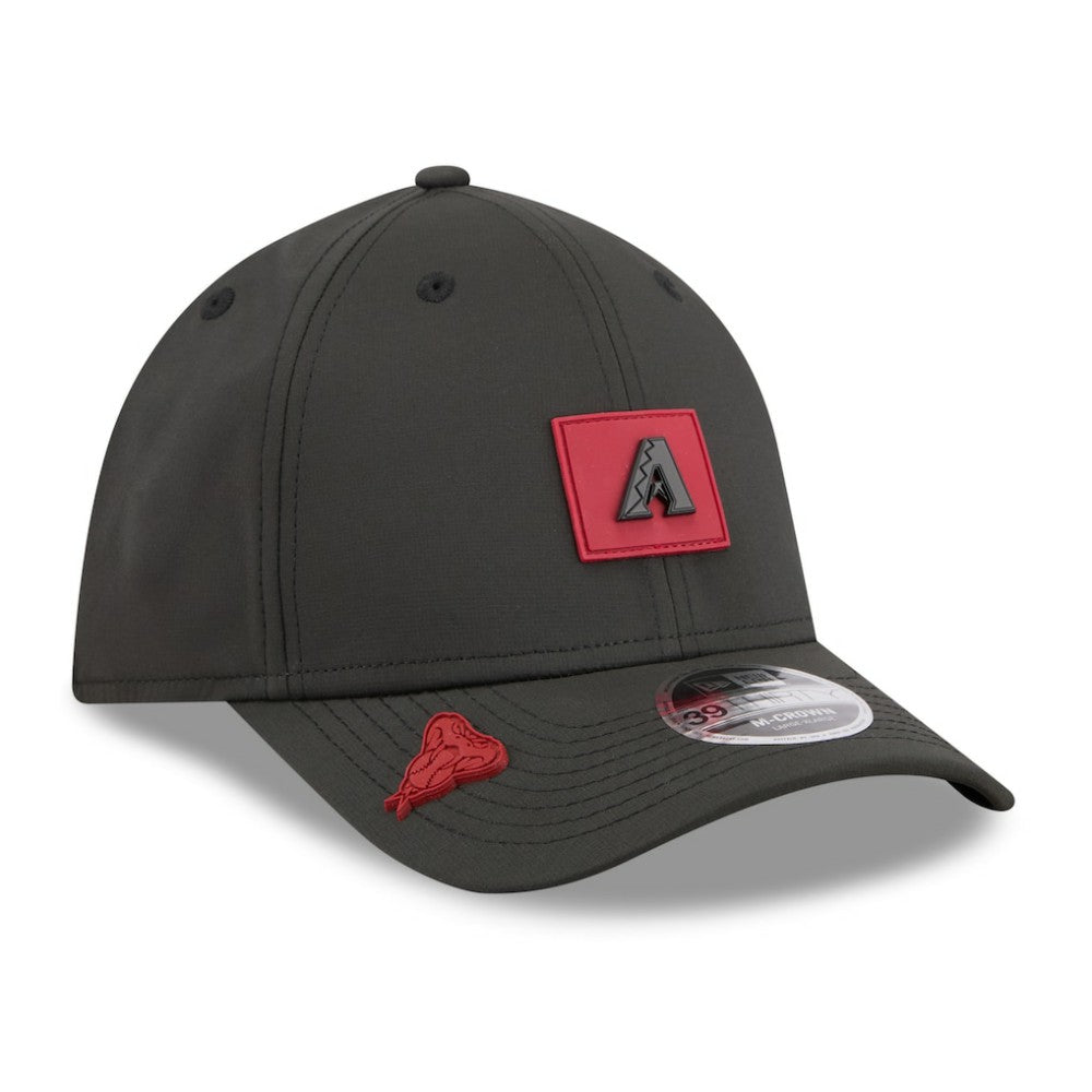 Black Arizona Diamondbacks New Era 2026 Clubhouse M-Crown 39THIRTY Flex Hat