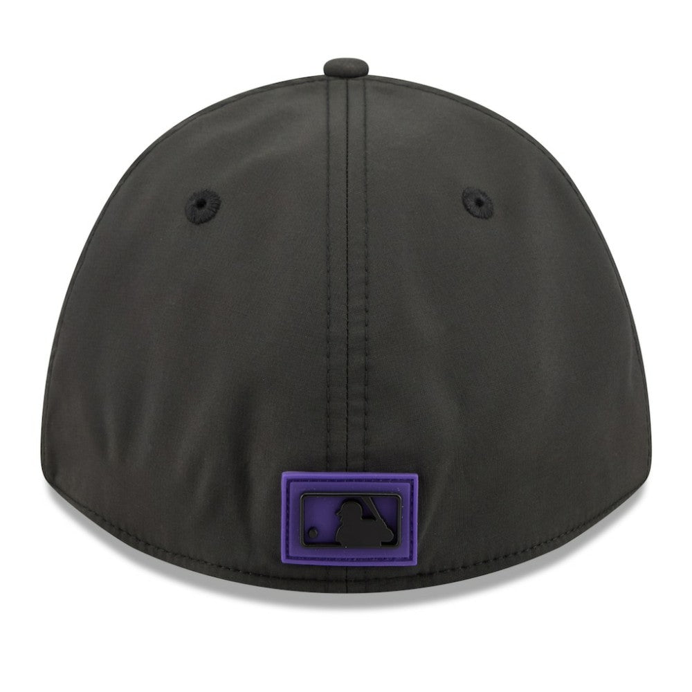 Black Colorado Rockies New Era 2026 Clubhouse M-Crown 39THIRTY Flex Hat