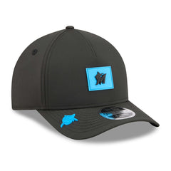 Black Miami Marlins New Era 2026 Clubhouse 9FORTY A-Frame Adjustable Hat
