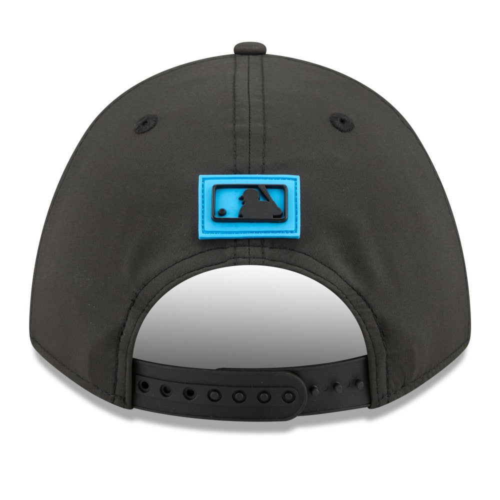 Black Miami Marlins New Era 2026 Clubhouse 9FORTY A-Frame Adjustable Hat
