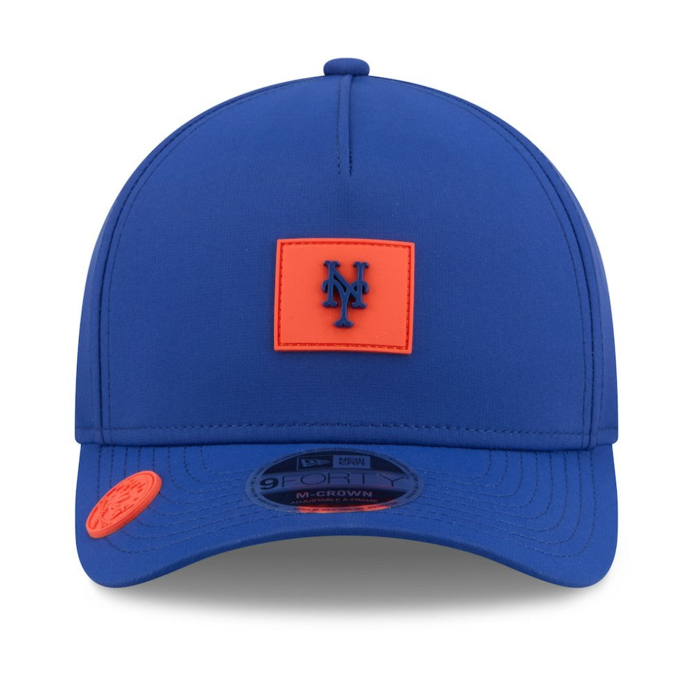 Royal New York Mets New Era 2026 Clubhouse 9FORTY A-Frame Adjustable Hat