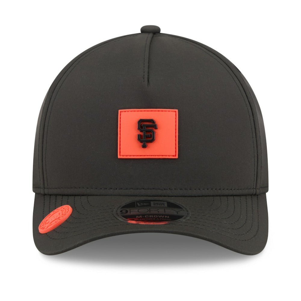 Black San Francisco Giants New Era 2026 Clubhouse 9FORTY A-Frame Adjustable Hat