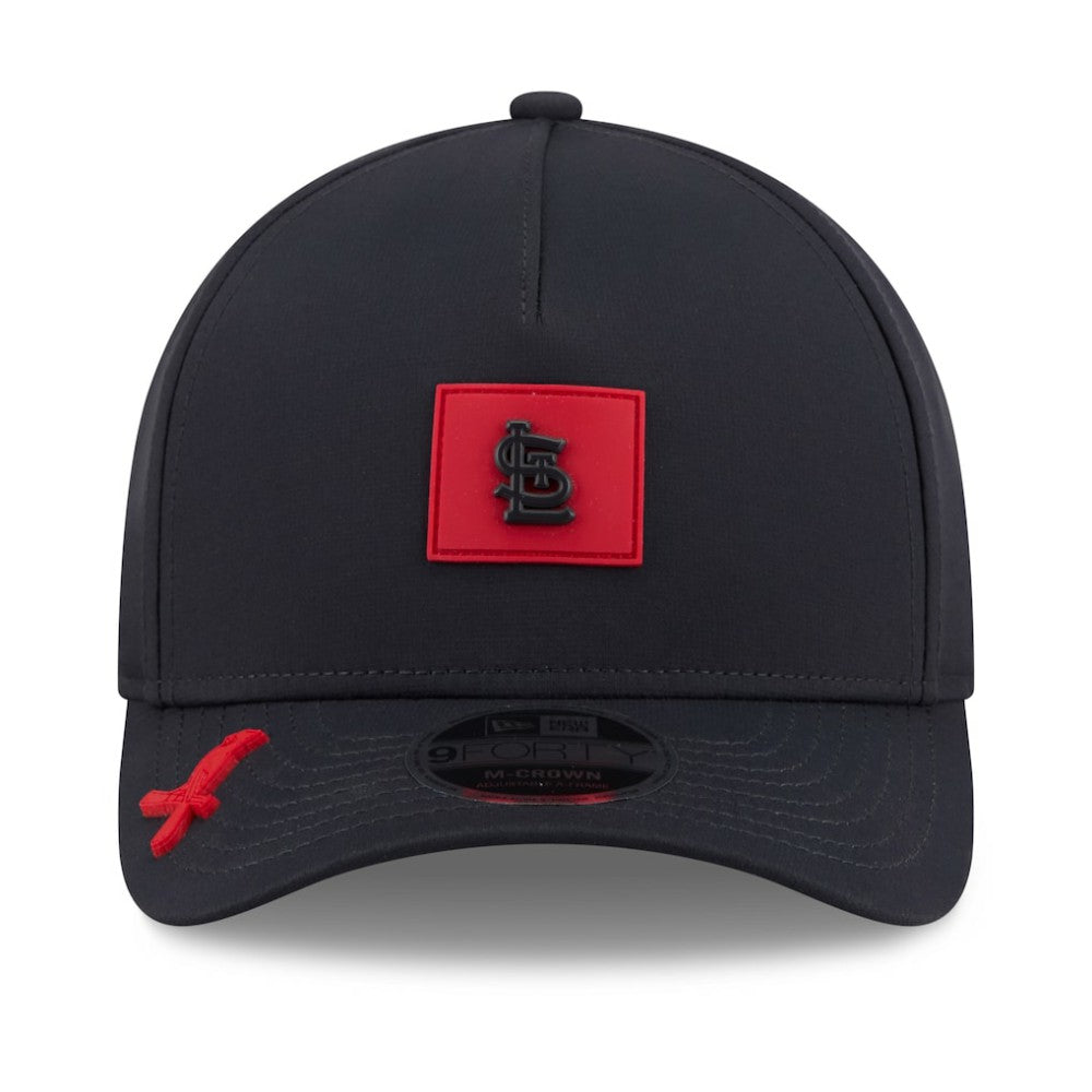 Navy St. Louis Cardinals New Era 2026 Clubhouse 9FORTY A-Frame Adjustable Hat