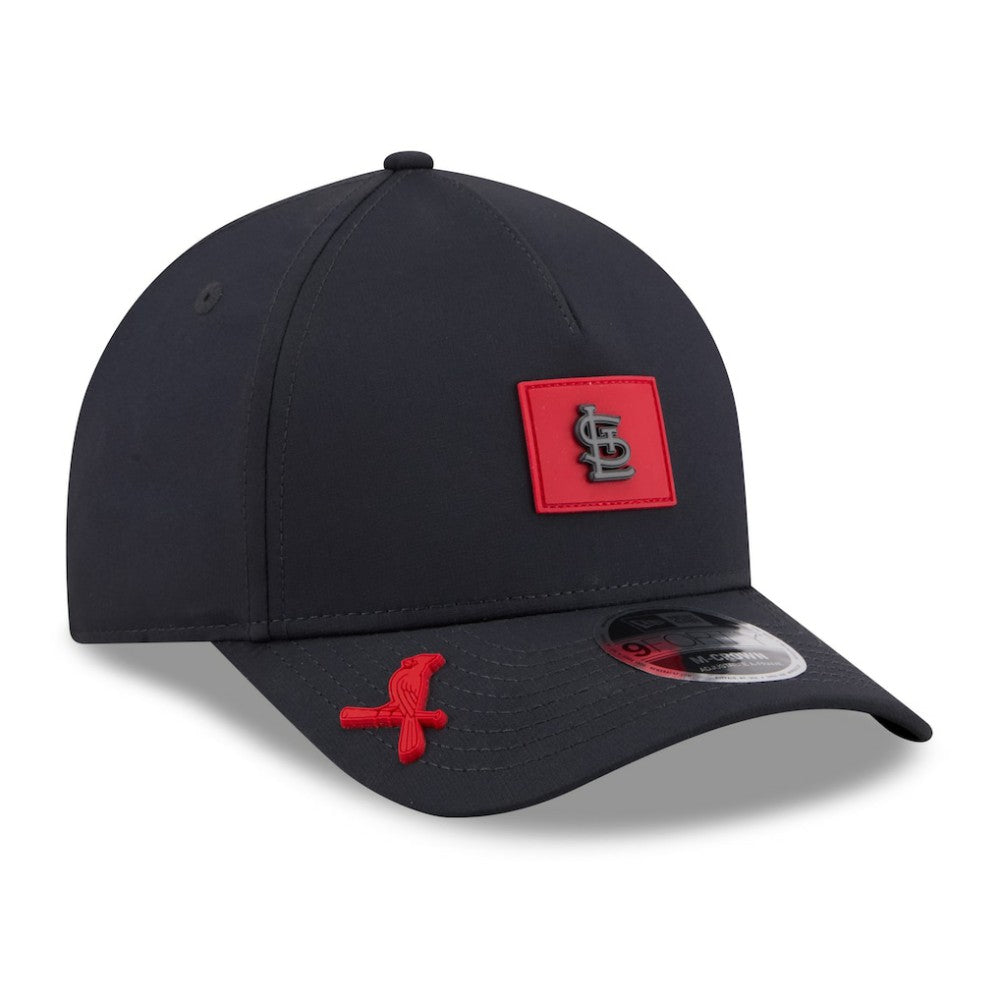Navy St. Louis Cardinals New Era 2026 Clubhouse 9FORTY A-Frame Adjustable Hat