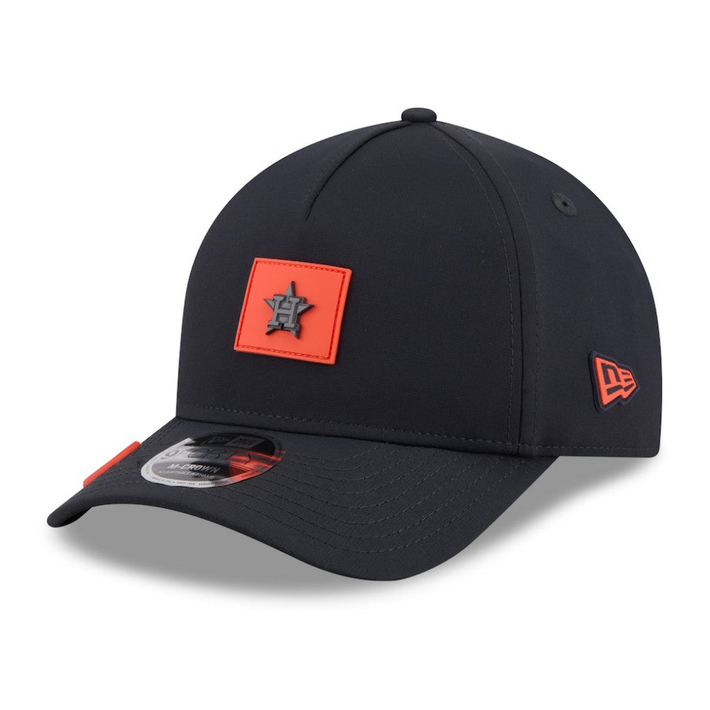Navy Houston Astros New Era 2026 Clubhouse 9FORTY A-Frame Adjustable Hat