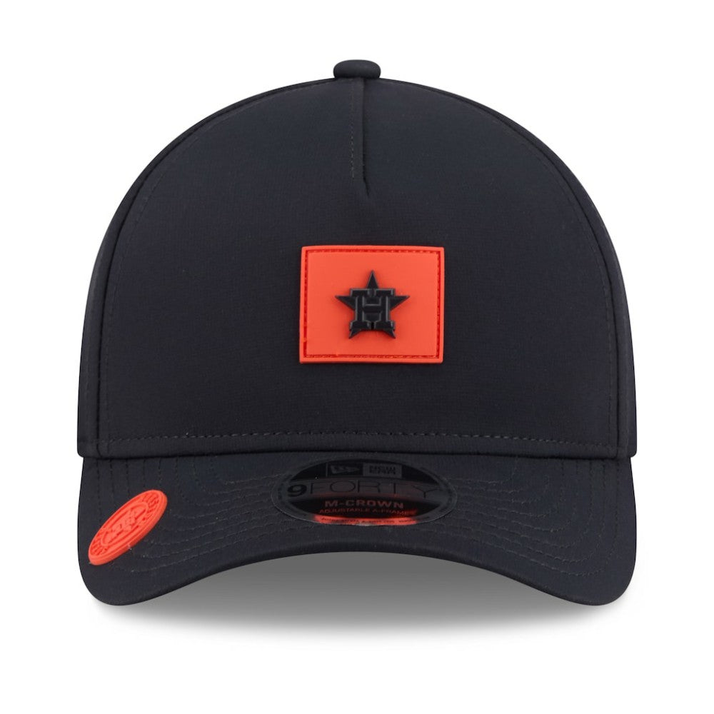 Navy Houston Astros New Era 2026 Clubhouse 9FORTY A-Frame Adjustable Hat