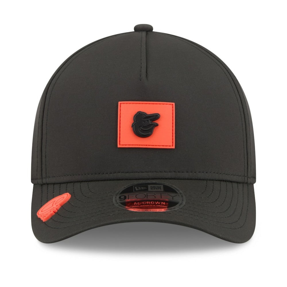 Black Baltimore Orioles New Era 2026 Clubhouse 9FORTY A-Frame Adjustable Hat