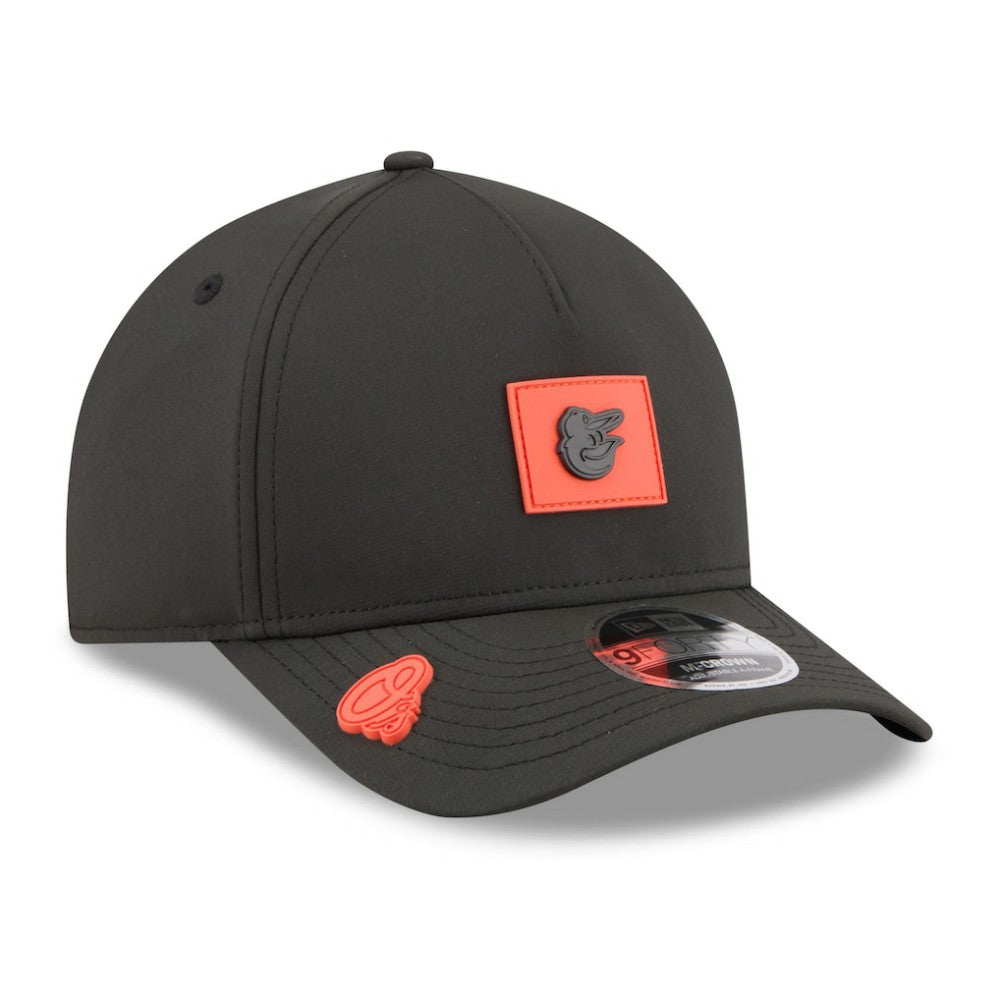 Black Baltimore Orioles New Era 2026 Clubhouse 9FORTY A-Frame Adjustable Hat