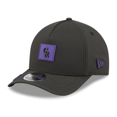 Black Colorado Rockies New Era 2026 Clubhouse 9FORTY A-Frame Adjustable Hat