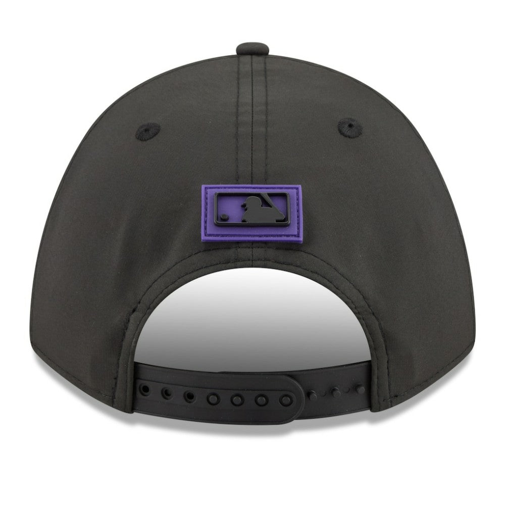 Black Colorado Rockies New Era 2026 Clubhouse 9FORTY A-Frame Adjustable Hat