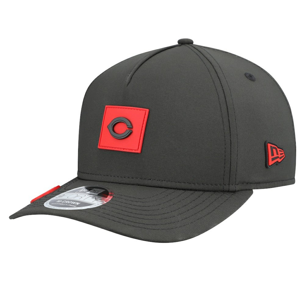 Black Cincinnati Reds New Era 2026 Clubhouse 9FORTY A-Frame Adjustable Hat