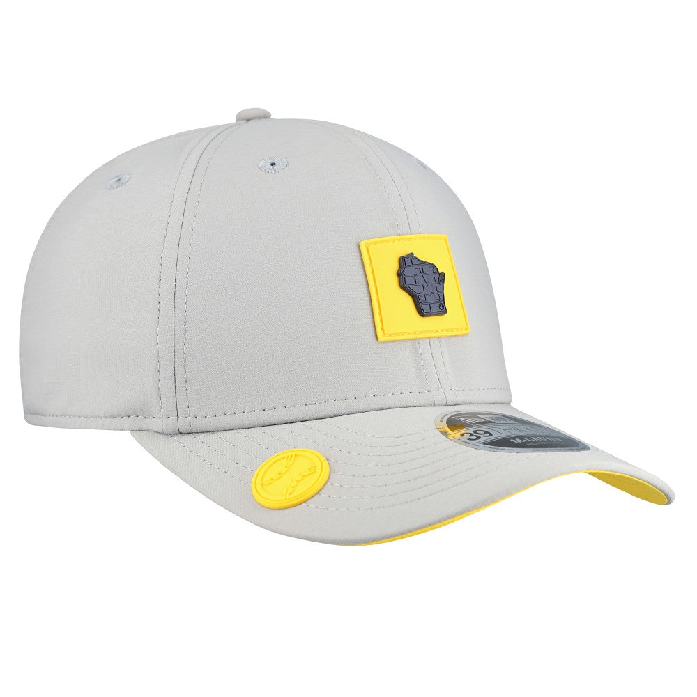 Gray Milwaukee Brewers New Era 2026 Clubhouse Alternate 39THIRTY Flex Hat