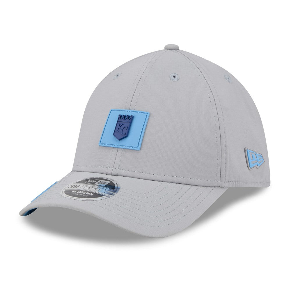 Gray Kansas City Royals New Era 2026 Clubhouse Alternate 39THIRTY Flex Hat
