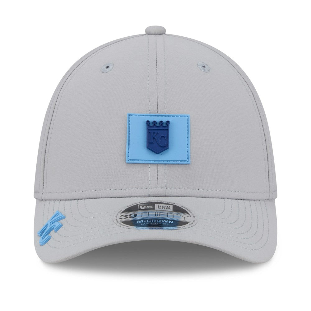 Gray Kansas City Royals New Era 2026 Clubhouse Alternate 39THIRTY Flex Hat
