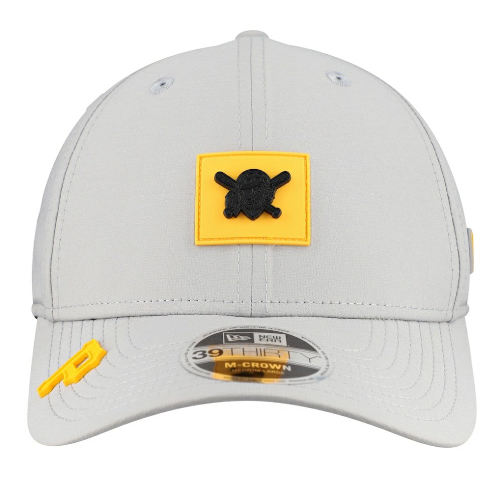 Gray Pittsburgh Pirates New Era 2026 Clubhouse Alternate 39THIRTY Flex Hat