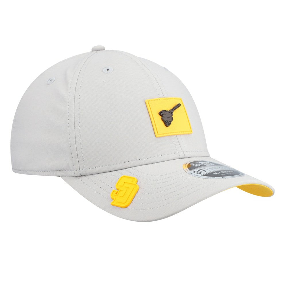 Gray San Diego Padres New Era 2026 Clubhouse Alternate 39THIRTY Flex Hat