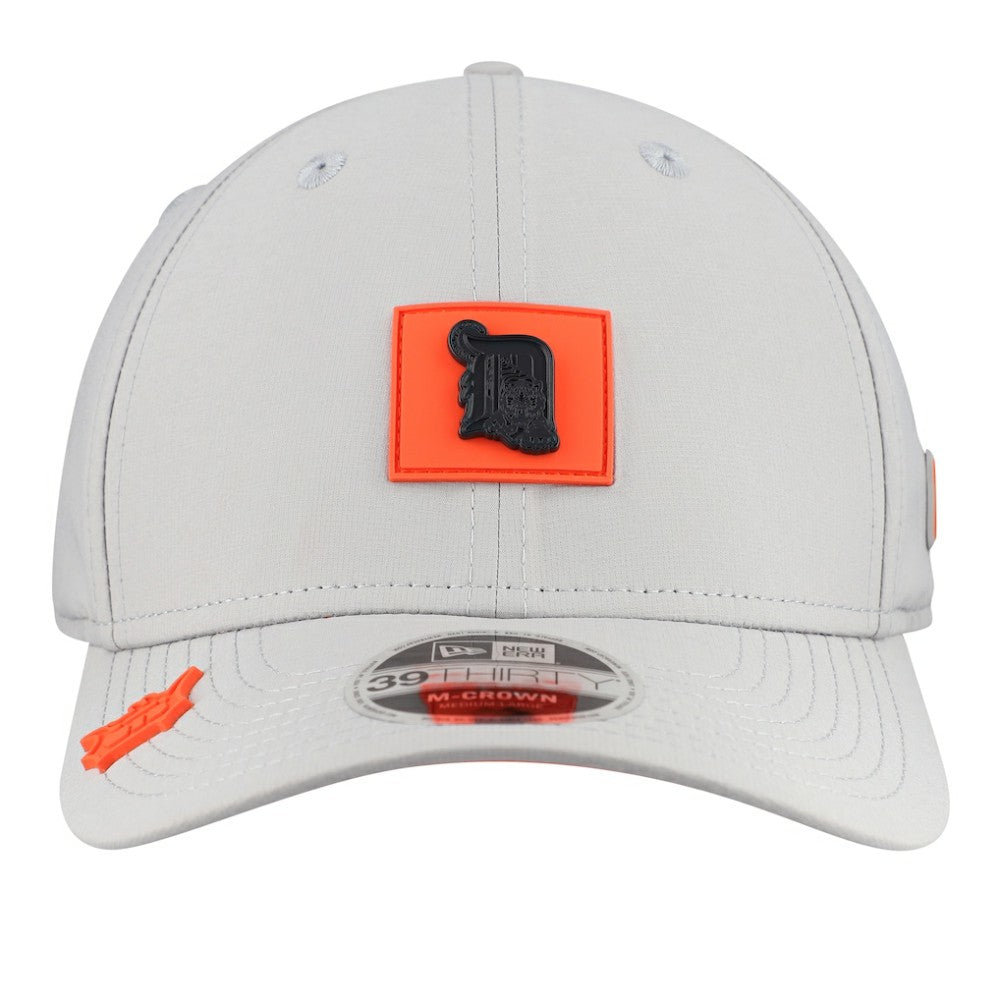 Gray Detroit Tigers New Era 2026 Clubhouse Alternate 39THIRTY Flex Hat